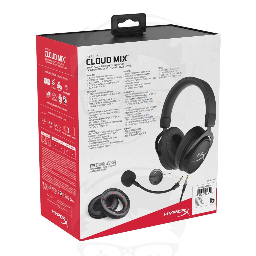 Hyperx Cloud Mix Wired And Bluetooth Gaming Headset Hyperx Cloud Mix Wired And Bluetooth Gaming Headset